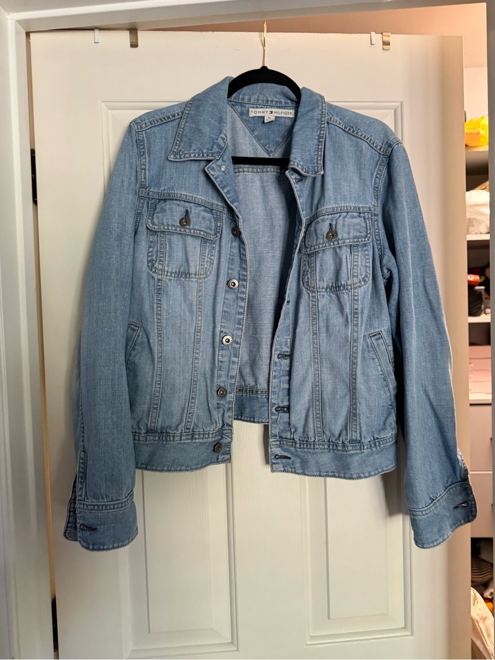 Tommy Hilfiger Light Blue Denim Trucker Jacket